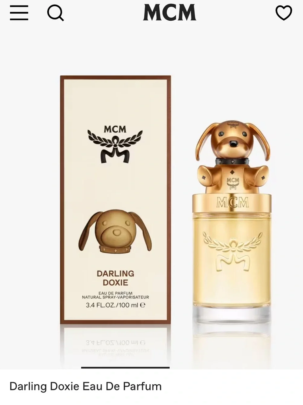 MCM Darling Doxie Dachshund Fragrance